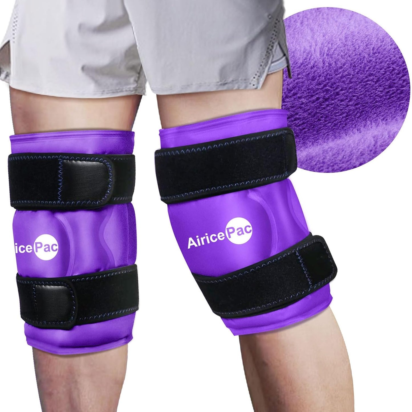 Ice Pack for Knee Pain Relief, Reusable Gel Ice Wrap for Injuries, Swelling, Knee Replacement Surgery, Cold Compress Therapy for Arthritis, Meniscus Tear and ACL, Blue