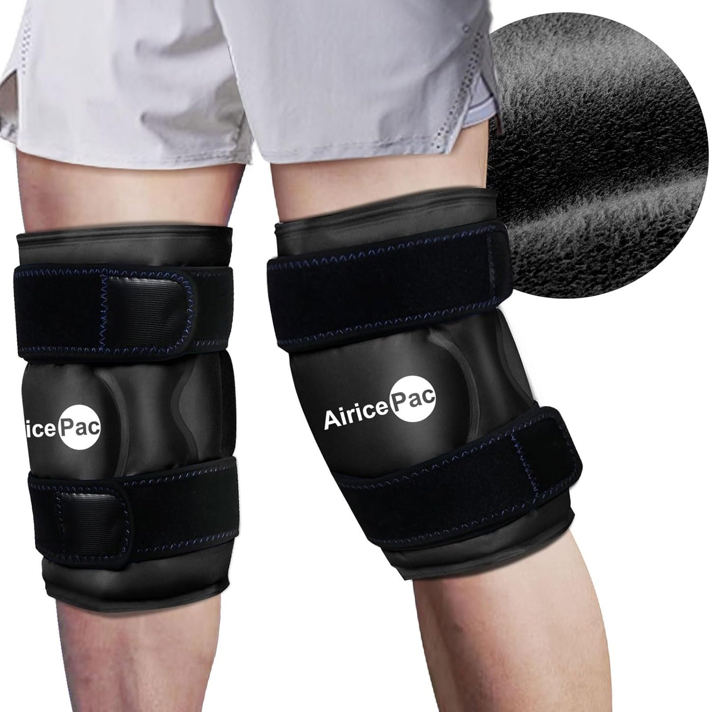 Ice Pack for Knee Pain Relief, Reusable Gel Ice Wrap for Injuries, Swelling, Knee Replacement Surgery, Cold Compress Therapy for Arthritis, Meniscus Tear and ACL, Blue