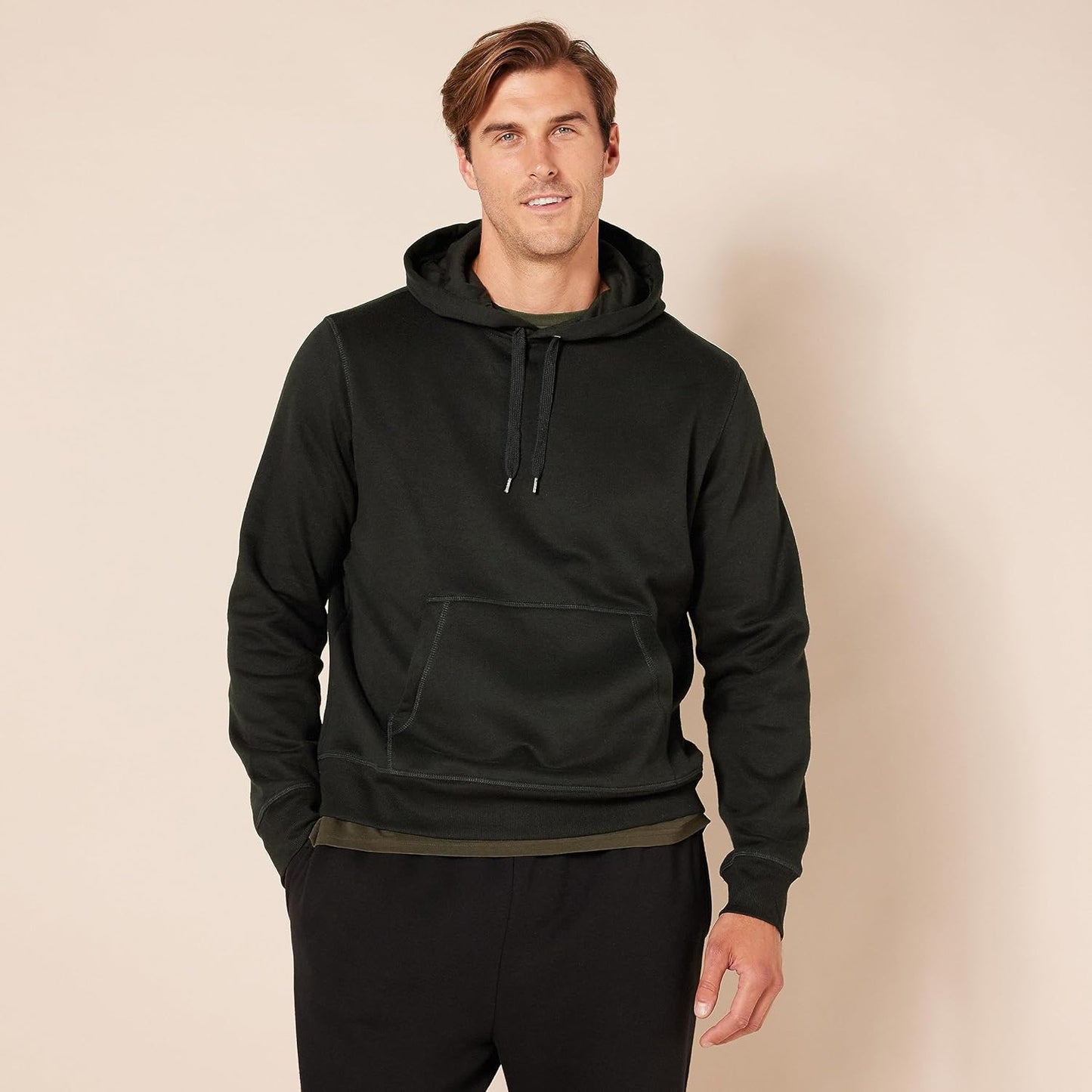 SMZ Essentials Men's Fleece Hoodie Sweatshirt (Available in Big & Tall)