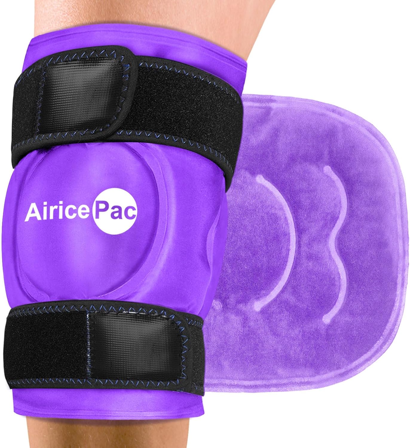 Ice Pack for Knee Pain Relief, Reusable Gel Ice Wrap for Injuries, Swelling, Knee Replacement Surgery, Cold Compress Therapy for Arthritis, Meniscus Tear and ACL, Blue