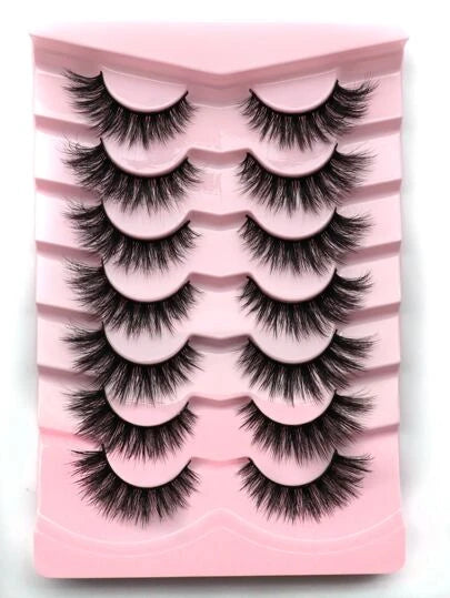 7pairs Cat Eye False Eyelashes