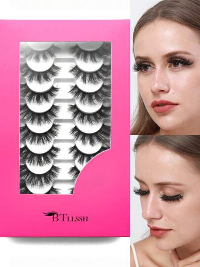 7pairs Cat Eye False Eyelashes