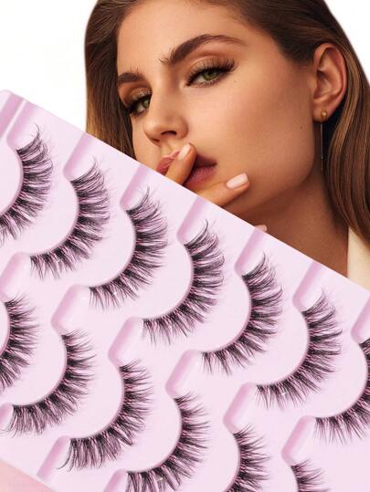 7pairs Cat Eye False Eyelashes