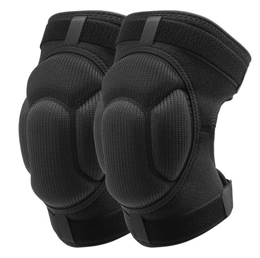 Knee Pads, Thick Sponge Collisioned Kneepads for Sports & Work, Protective Knee Support Sleeve for Basketball Wrestling Football Volleyball Running Cycling Training Scooter Workout